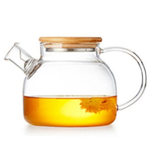 Open image in slideshow, Glass Tea Pot
